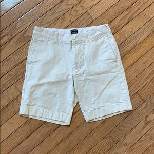 J. Crew offwhite shorts